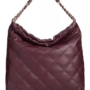 INC International Concepts Quilted Burgundy Shoulder Bag